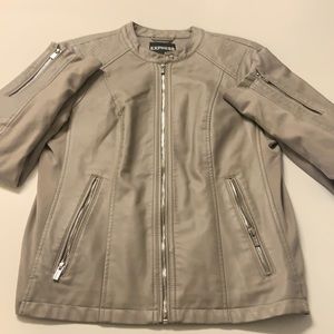 Express leather jacket